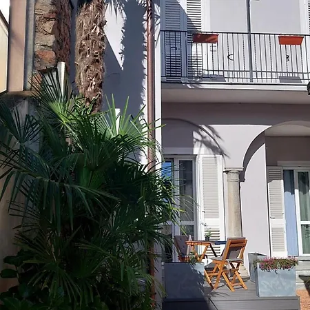 Ferienwohnung Palm House Brusimpiano Exterior foto
